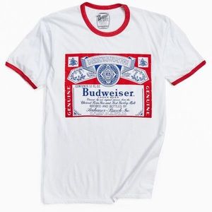 Brew City Budweiser Ringer T-Shirt